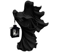 Ghost Decor Halloween Witch Statue avec Lantern Solar à énergie Solaire Décoration pour la Cour de Jardin de Jardin