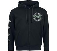 Ghost Electryfing Homme Sweat-Shirt zippé à Capuche Noir
