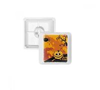 Ghost Fear Citrouille d'halloween PBT Keycaps pour Clavier mécanique Blanc OEM sans Marquage d'impression R2 Multicolore
