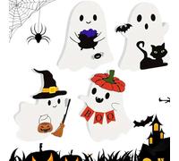 Ghost Figurine - Spooky Collectible Statue Halloween Decoration | Handcrafted Resin Ghost Figurine For Home Mantel Party Display, Ideal Spirit Ornament For Haunted House Or Holiday Themed Room Decor