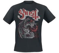 Ghost Gargoyle Emeritus Homme T-Shirt Manches Courtes Noir XL 100% Coton Regular/Coupe Standard