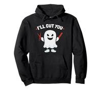 Ghost Halloween Barber Stylist I Will Cut You Sweat à Capuche