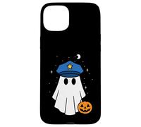 Ghost Halloween Police Officier Policier Citrouille Garçons Filles Coque pour iPhone 15 Plus