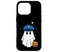 Ghost Halloween Police Officier Policier Citrouille Garçons Filles Coque pour iPhone 16 Pro