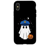 Ghost Halloween Police Officier Policier Citrouille Garçons Filles Coque pour iPhone X/XS
