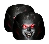 Ghost Headrest Covers - Universal Stretch Horror Car Seat Protectors