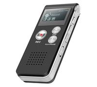 Ghost Hunting EVP Recorder 8 Go Paranormal Equipment Spirit Digital Voice Box Enregistreur vocal numérique Mini USB Enregistrement avec écran, WAV, lecteur MP3 1536 Kbps