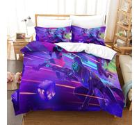 Ghost In The Shell Housse De Couette Imprim¿¿E D Parure De Lit Pi¿¿Ces Avec Taies D'oreiller Zipp¿¿Es - Housse De Couette Confortable En Polycoton Super