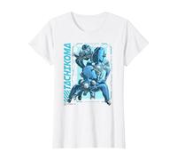 Ghost in The Shell Stand Alone Complex Tachikoma Poster T-Shirt, Femme, Blanc, XS