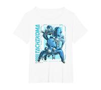 Ghost in The Shell Stand Alone Complex Tachikoma Poster T-Shirt, Femme Grandes Tailles, Blanc, 2X