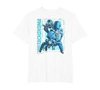 Ghost in The Shell Stand Alone Complex Tachikoma Poster T-Shirt, Homme Grandes Tailles, Blanc, 6X Tall
