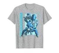 Ghost in The Shell Stand Alone Complex Tachikoma Poster T-Shirt, Homme, Gris Chiné, 3XL
