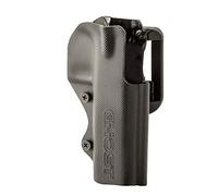Ghost International - Holster de hanche pour port d'arme civile - Adapté pour la police, l'armée et les sports (IDPA, IPSC et tir d'action). (Beretta 92 Gauche, Noir)
