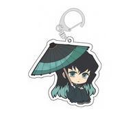 Ghost Killing Acrylique Porte-clés Tokitou Muichiro Rengoku Kyoujurou Uzui Tengen Kanroji Mitsuri Figurine Pendentif De Clés Pendentif De Téléphone Portable Décoration De Sac Cos Props (A)