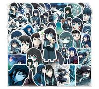 Ghost Killing Autocollants 50Pcs Graffiti Décalque Tokitou Muichirou Figurine Carnet De Notes Autocollant Tokitou Muichirou Décalque Pour Tablettes Tasse Vélo Casque Autocollants Décoration