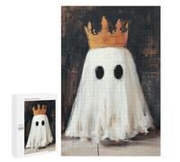 Ghost King Halloween Art Print Puzzle 1000 Pièces Educa Jouet en Bois Cadeau Unique Décoration Intérieure Jeu Éducatif Challenge Toy Adultes Et Enfants À Partir De 14 Ans 1000 PCS