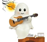 Ghost Lamp, Resin USB Powered Ambient Light, Cute Halloween Decor, for Home | Resin Ghost Lamp, USB Powered Lighting Adds A Spooky Seasonal Accent to Bedrooms, Desks, Shelves, Patios, Porches, Gardens, a