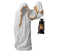 Ghost Lantern - Figure D'Halloween Mystique Avec Lantern | Statue Décorative Pour Table, Terrasse Et Jardin | Figure De Collection Pour Les Sujets De Fête, D'appartements Et De La Maison Spook | Décor