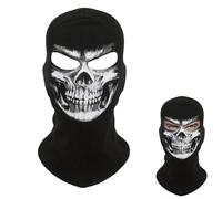 Ghost Mask- Balaclava pour Hommes Cagoule Ghost Masque Cosplay Costume fête d'halloween Ski Snowboard Vélo Moto Sports de Plein air activités