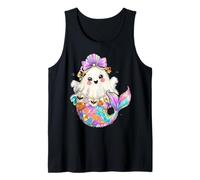 Ghost Mermaid Summer Halloween Preppy Girlie Débardeur