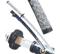 Ghost of Tsushima Katana en Bois Katana Jin Sakai Sabre Epee Replique Bois Cosplay - Lame en Bois Décoration