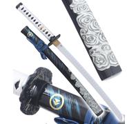 Ghost of Tsushima Wakizashi en Bois Epee Jin Sakai Sabre Replique Bois Cosplay - Lame en Bois Décoration