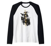 Ghost of Yotei Atsu Lone Mercenary with Golden Kanji Manche Raglan