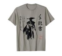 Ghost of Yotei Atsu Sketch Distressed Wanted Poster T-Shirt