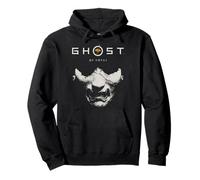 Ghost of Yotei Samurai Mask with Logo Video Game Sweat à Capuche