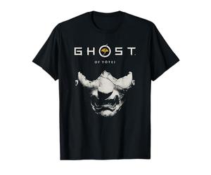 Ghost of Yotei Samurai Mask with Logo Video Game T-Shirt