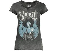 Ghost Opus Femme T-Shirt Manches Courtes Gris XXL 100% Coton Large