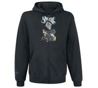 Ghost Papa of The World on Fire Homme Sweat-Shirt zippé à Capuche Noir M