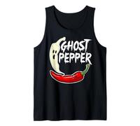 Ghost Pepper Funny Spicy Hot Halloween Ghost Pepper Débardeur