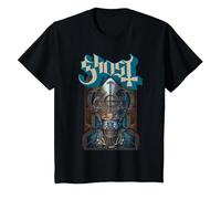 Ghost Phantomime Big Face T-Shirt, Enfant, Noir, 6 Ans