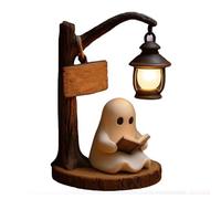 Ghost Reading Book Lamp, Ghost Reading Lamp, Warm Light, Halloween Home Decoration And Spooky Glowing Decoration For Home, Book Lovers And Party Atmosphere Gift (M,1PCS)