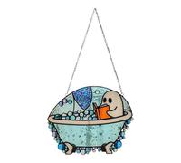 Ghost Reading Fenêtre Ornement - Livre Acrylique Panneau Pendentif | Décoration d'intérieur polyvalente exquise pour hôtel, chambre à coucher, salon, Halloween, fantôme