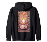 Ghost Reading The Evening Reader Book Lover Mosaic Sweat à Capuche
