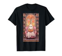 Ghost Reading The Evening Reader Book Lover Mosaic T-Shirt