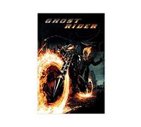 Ghost Rider Johnny Blaze Nicolas Cage Movie Classics 3 Toile Décoration murale pour salon, chambre à coucher, 40 x 60 cm