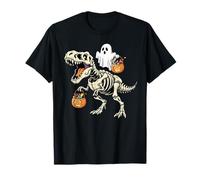 Ghost Riding Squelette T-Rex Drôle Halloween Dinosaure T-Shirt