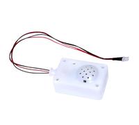 Ghost Screaming Sound - Haut-parleur d'horreur activé par la voix - LED - Procédé de de réservoir à piles - Accessoire effrayant pour Halloween - Pour l'utilisation de décorations de performance