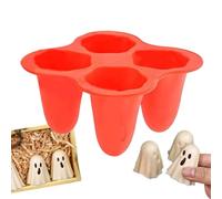 Ghost Silicone Mold Set, Halloween Themed Baking Form, Heat Resistant Flexible Tray, Reusable Design, Standard Size, Excellent for Making Candy, Ice Cubes, and Soap Reward