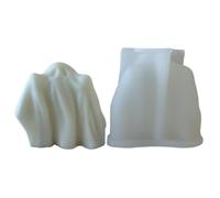 Ghost Siliconform - Coque en silicone flexible, outil de moulage époxy | Design de moisissure réutilisable Ornements de savon de bougie faits à la main, projets d'art en résine portables pour