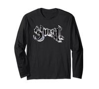 Ghost - Skeleta Chrome Logo Manche Longue