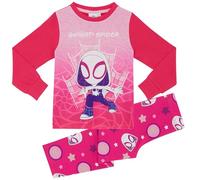 Ghost-Spider Spidey & Friends Spider-Man - Pyjama à Manches Longues pour Filles - 3-4 Ans: 104cm