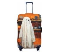 Ghost Standing in The Kitchen Sink Housse élastique pour bagages de voyage Résistant à la poussière Résistant aux rayures Pour valise 55,9 à 61 cm