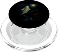 Ghost Starry Night - Drôle Effrayant Van Gogh Halloween PopSockets PopGrip pour MagSafe