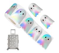 Ghost Stickers Halloween - Décalcomanies Holographiques Imperméables, Pack D'autocollants À Collectionnable Spooky, Fournitures D'artisanat Créatives De Bricolage Pour Les Projets Saisonniers, Décorat