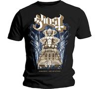 Ghost - T-Shirt # L Black Unisex # Ceremony & Devotion [Import]