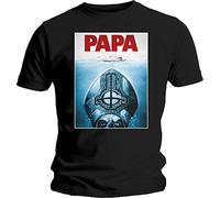 Ghost - T-Shirt # L Black Unisex # Papa Jaws